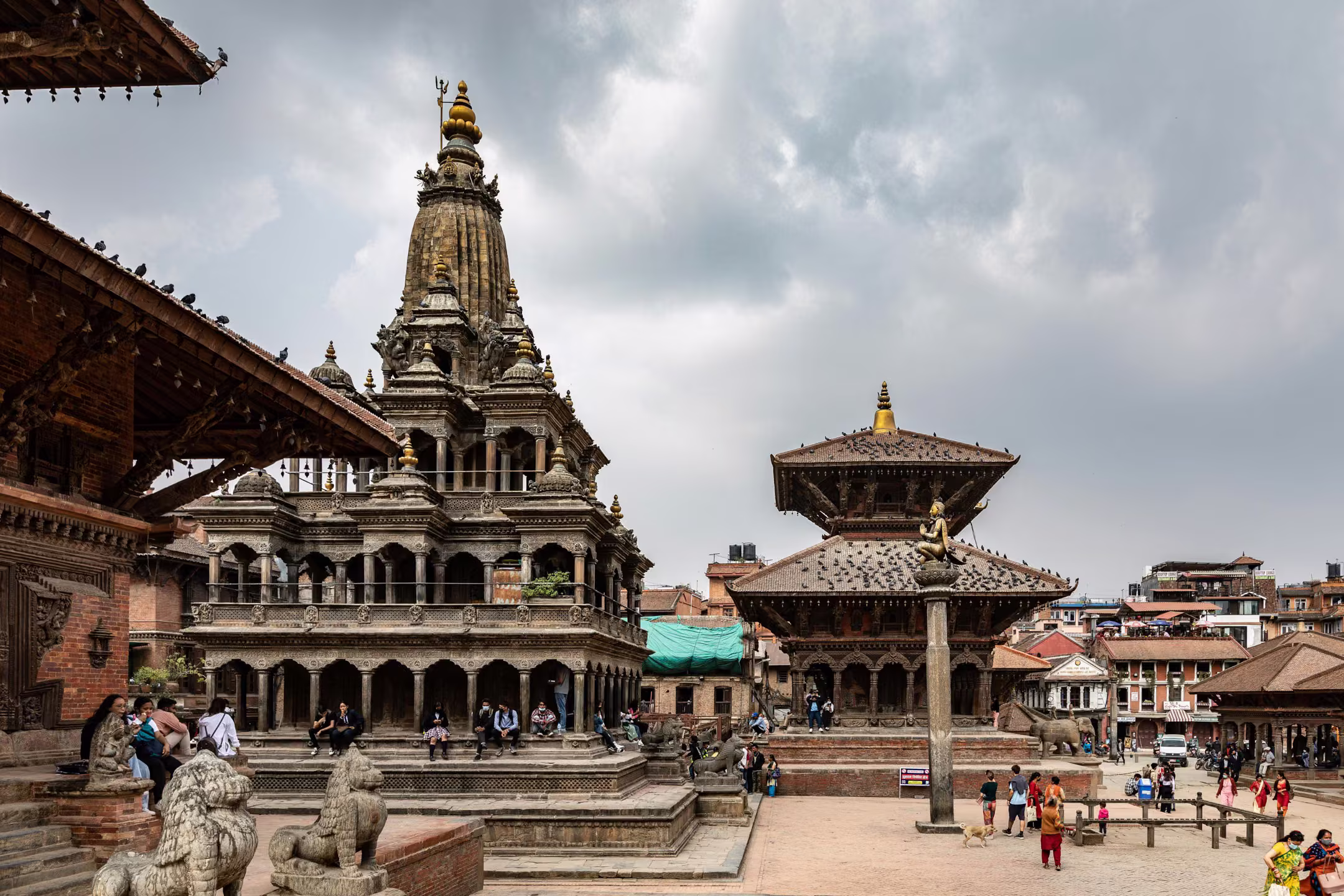 The temples and palace of Patan Durbar Square
